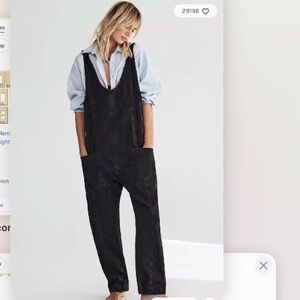We The Free High Roller Jumpsuit Overalls, EUC